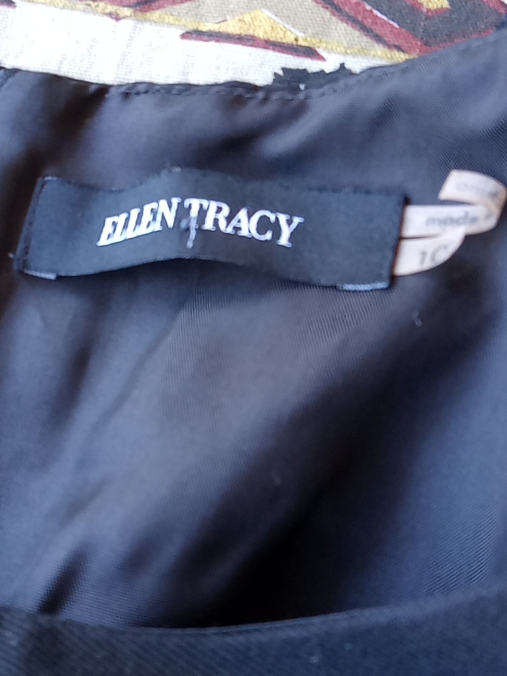 BLACK ELLEN TRACY DRESS - Picture 3 of 5